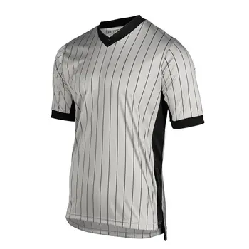 Smitty Smitty Elite 3" Side Panel Grey Pin-Stripe V-Neck