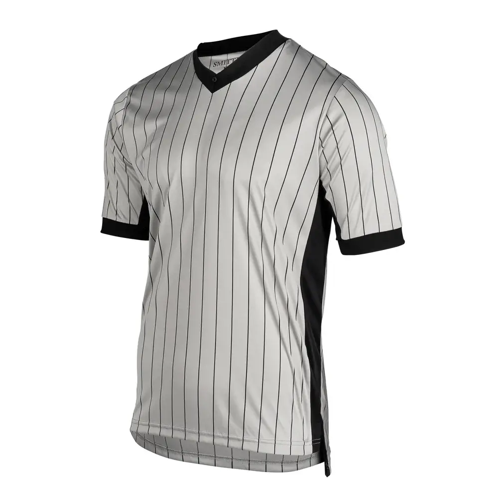 Smitty Smitty Elite 3" Side Panel Grey Pin-Stripe V-Neck