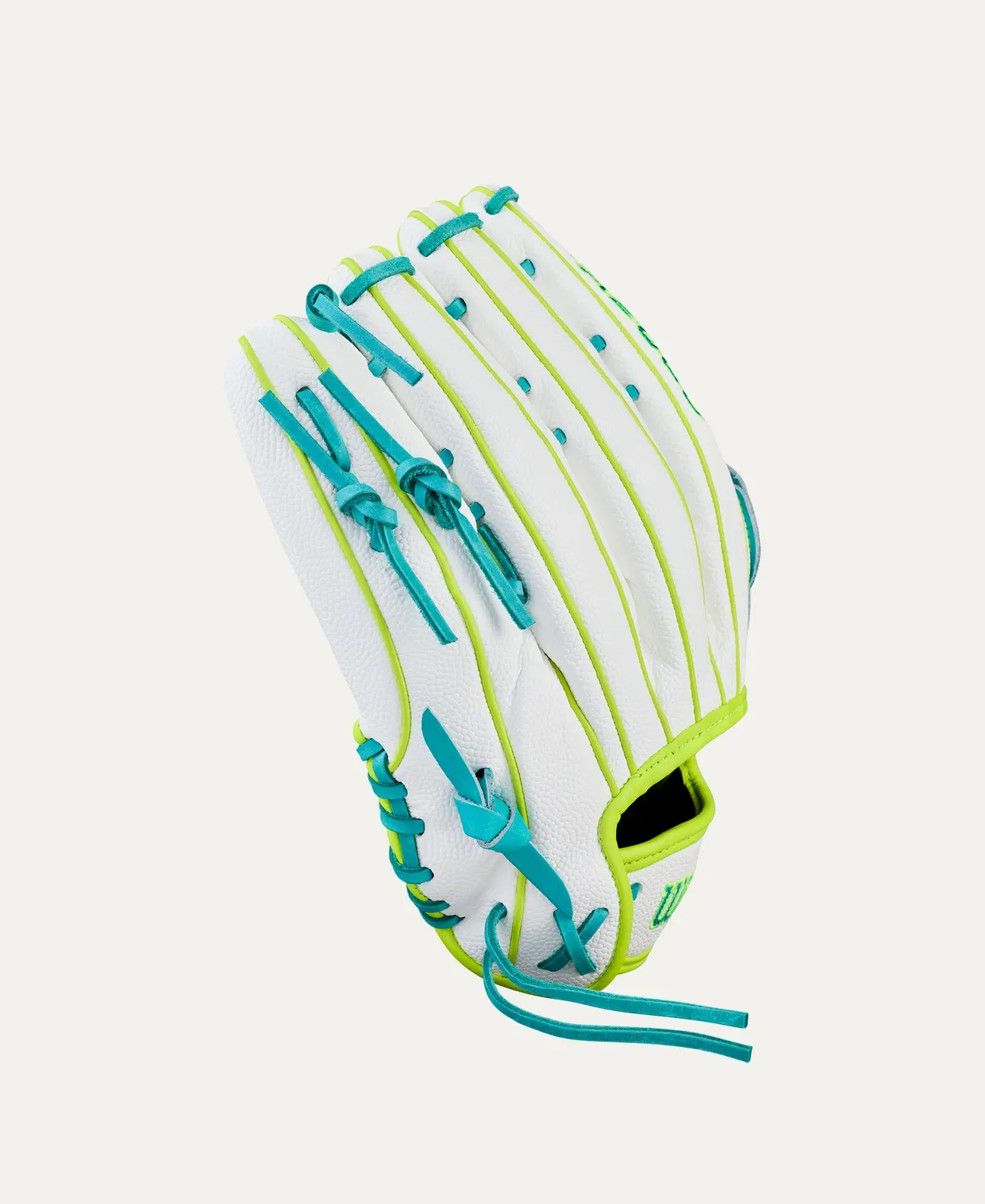 Wilson 2026 Spring A2000FP FP50 White/Teal/Optic Yellow 12.25" RHT