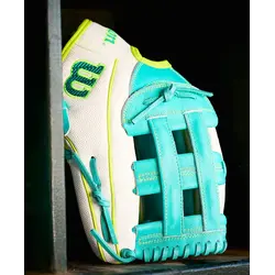 Wilson 2026 Spring A2000FP FP50 White/Teal/Optic Yellow 12.25" RHT