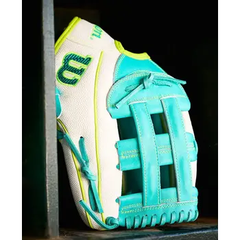 Wilson 2026 Spring A2000FP FP50 White/Teal/Optic Yellow 12.25" RHT