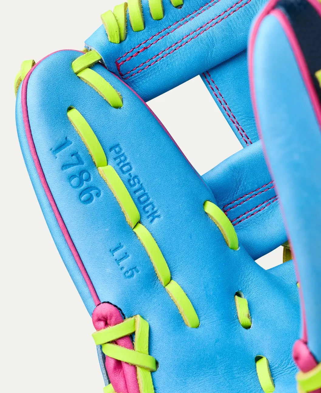 Wilson 2026 Spring A2000 1786 Sky Blue/Navy/Optic Yellow 11.5" RHT