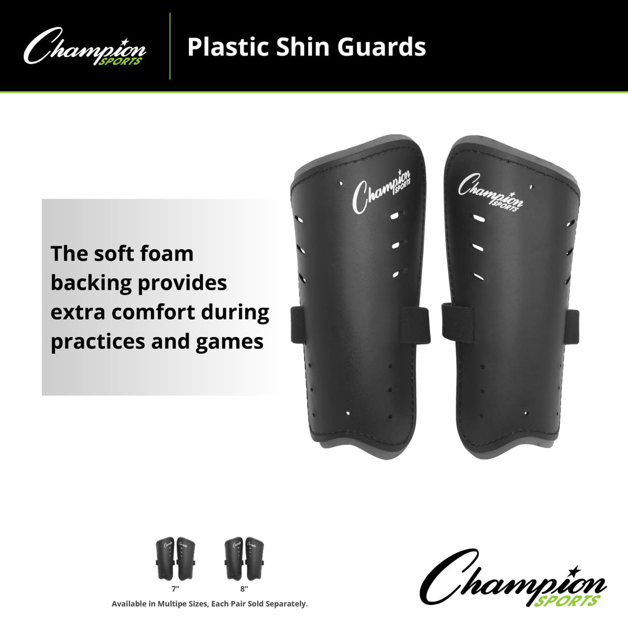 Champion Molded Shin Guards
