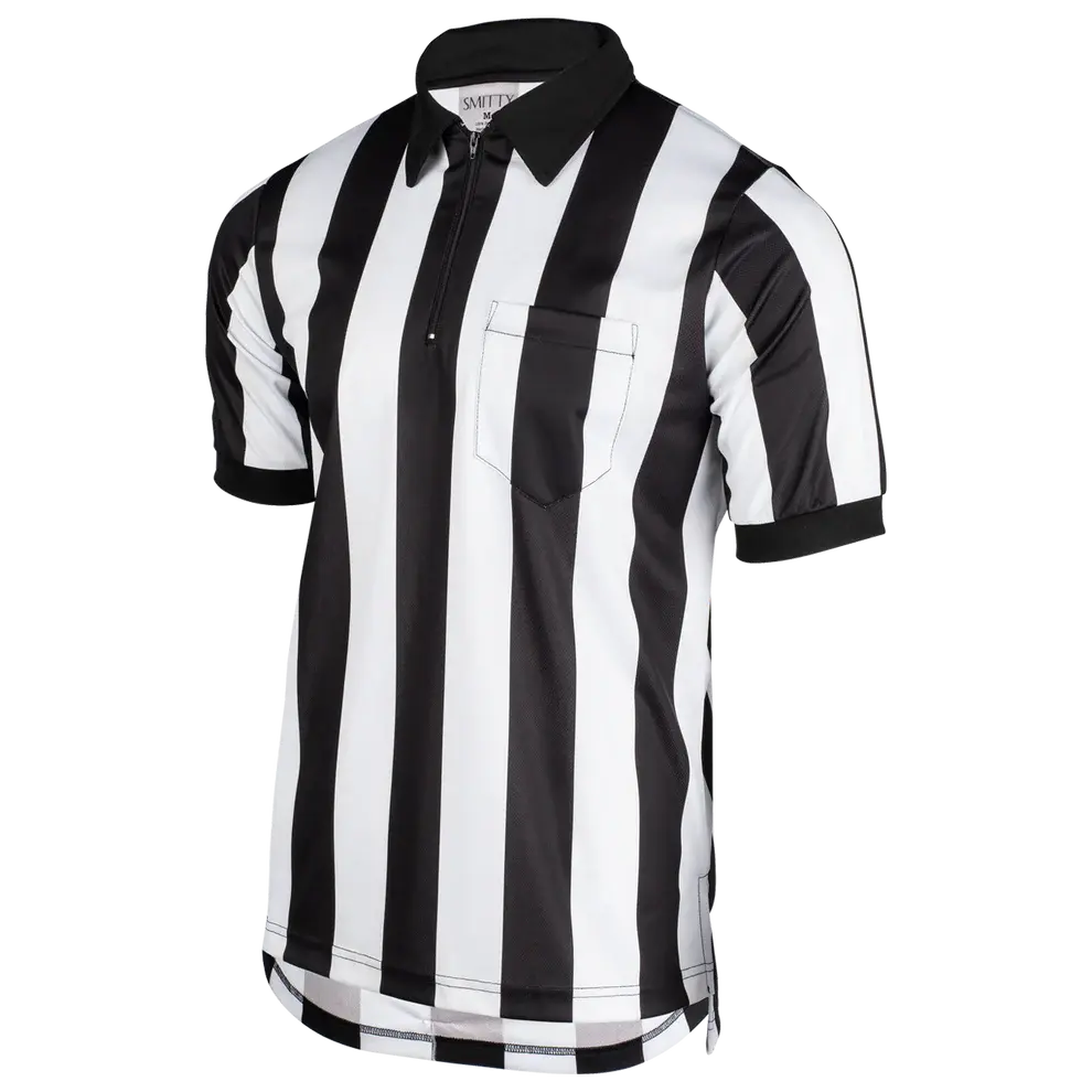 Smitty Smitty 2 Inch Stripe Mesh S/S Officials Shirt