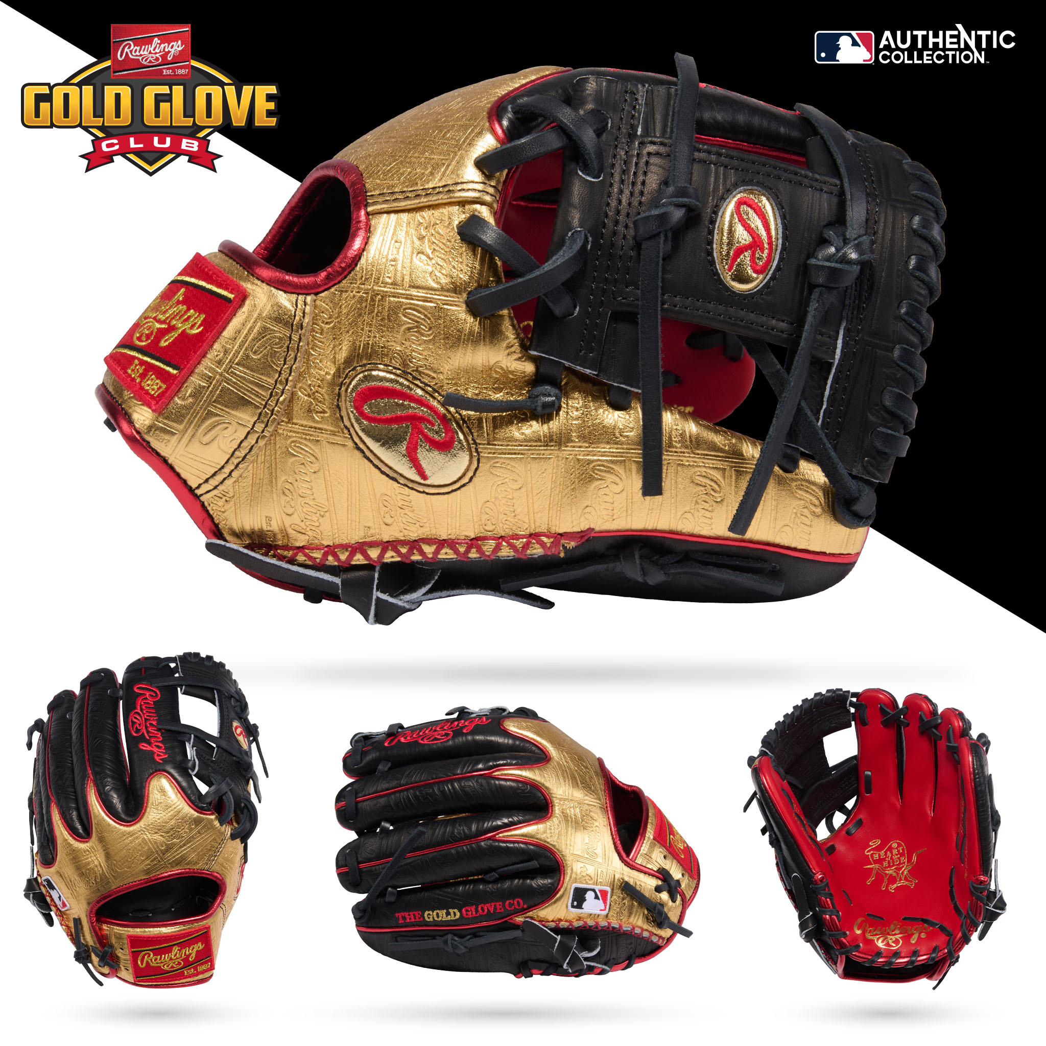 Rawlings Rawlings Heart of the Hide Gold Glove Club PRO-GOLDYIX 11.5" Baseball Glove June 2026