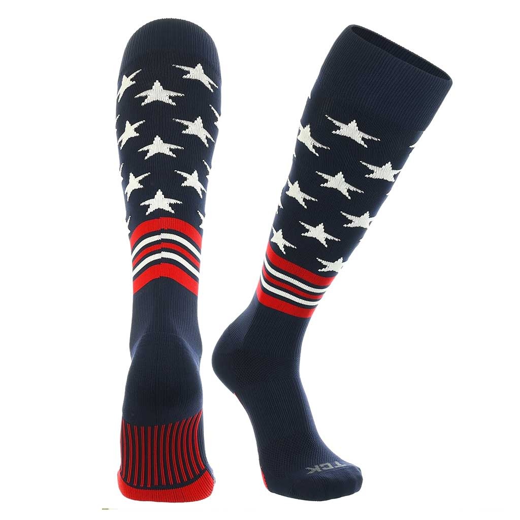 TCK TCK Freedom Socks Navy White Scarlet