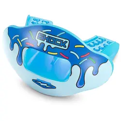 Shock Doctor Shock Doctor Max Airflow White/Blue Sprinkle Drip Mouthguard