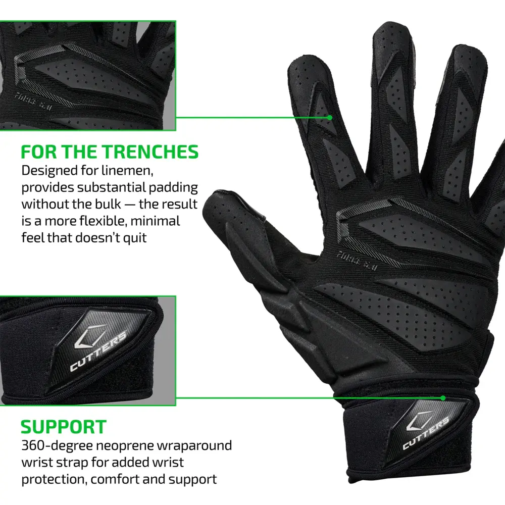 Cutters Cutters Force 6.0 Linemn Gloves Black