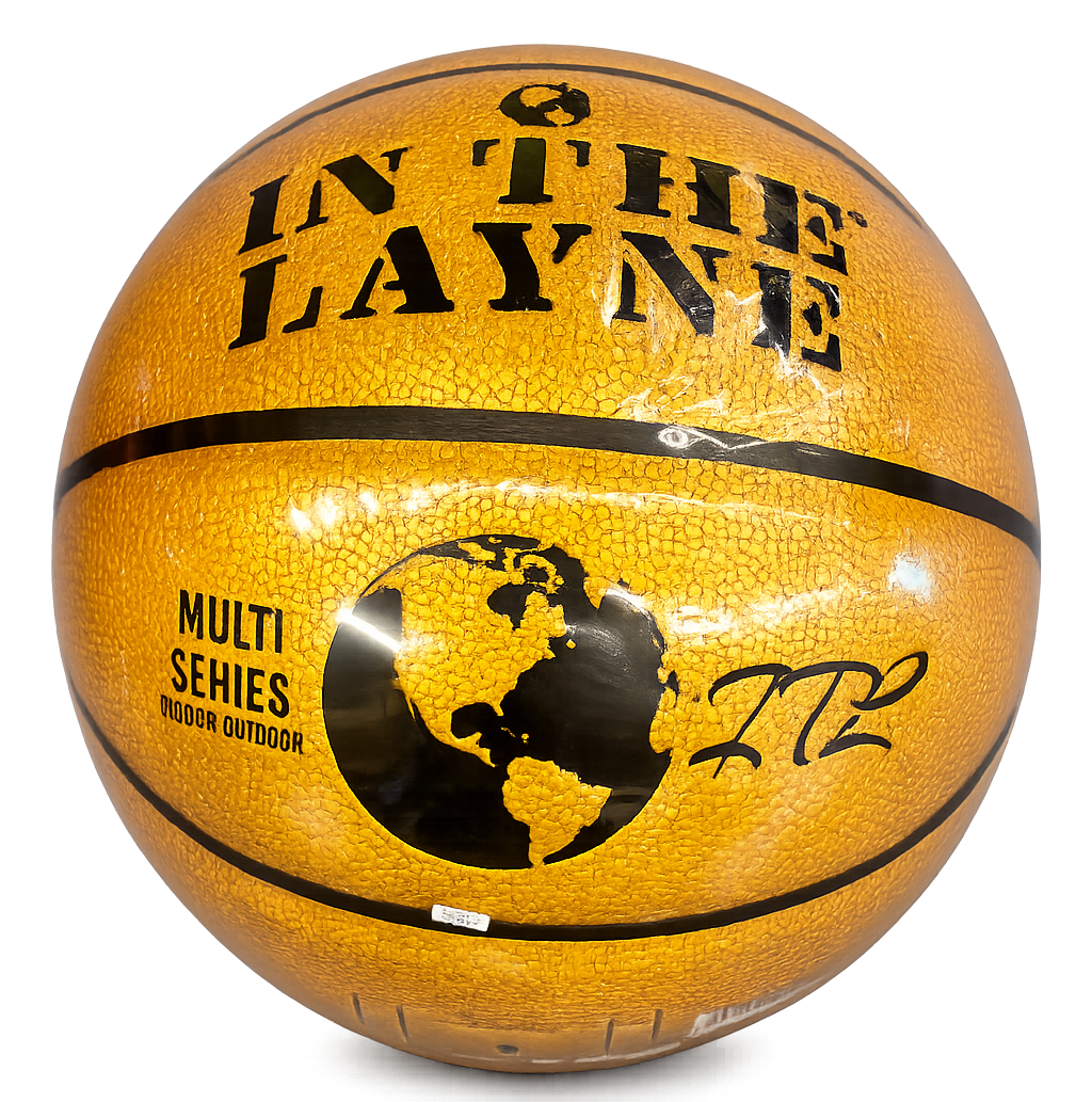 In The Layne In The LayneMulti Series Indoor/Outdoor Game Ball Official Size Gold & Black