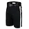 Smitty Smitty  Black Shorts with White Stripe and Non Slip Gripper Waistband