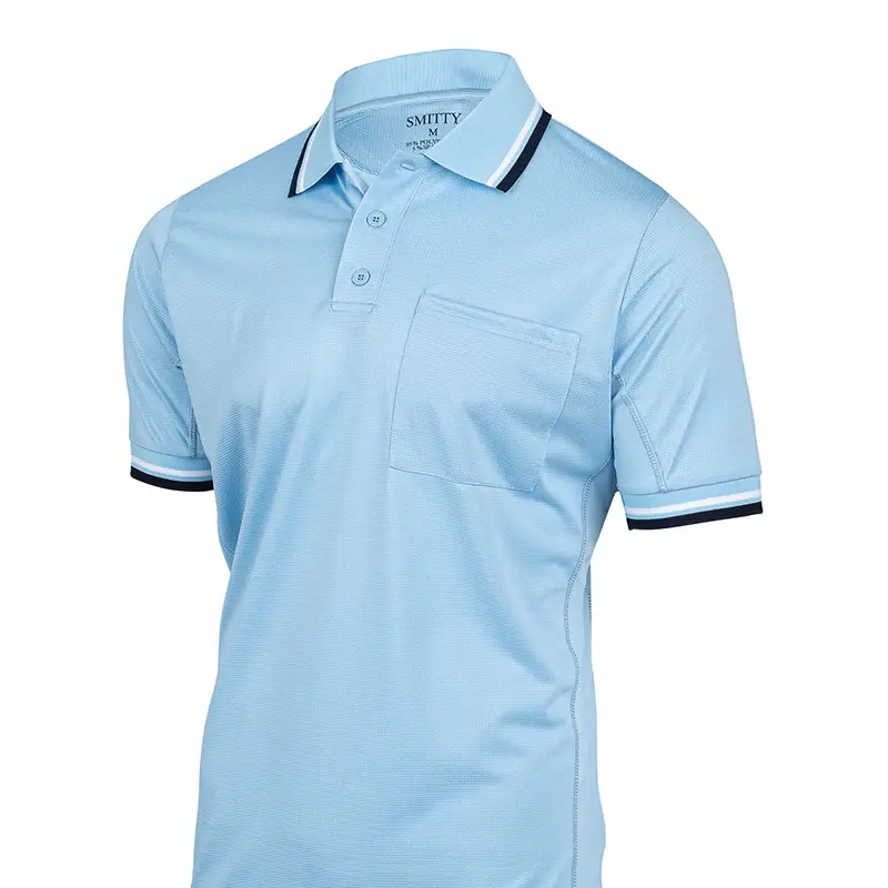 Smitty Smitty Body Flex Umpire Shirt Powder Blue/Navy