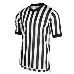 Smitty Smitty Basketball Officials V-Neck 1” Stripe