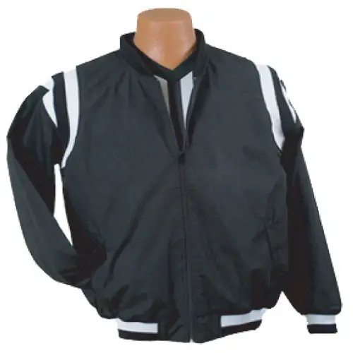 Smitty Smitty Collegiate Style Black Jacket w/ Black & White Side Inserts