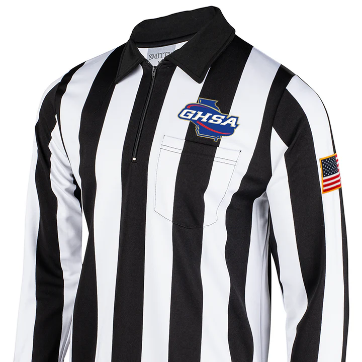 Smitty Smitty Football Officials Sublimated GHSA Long Sleeve Shirt