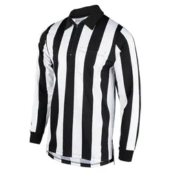 Smitty Smitty Long Sleeve 2” Stripe Cold Weather Official’s  Shirt