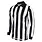 Smitty Smitty Long Sleeve 2” Stripe Cold Weather Official’s  Shirt