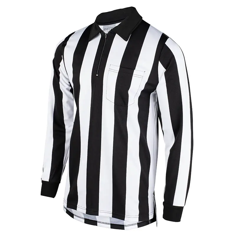 Smitty Smitty Long Sleeve 2” Stripe Cold Weather Official’s Shirt