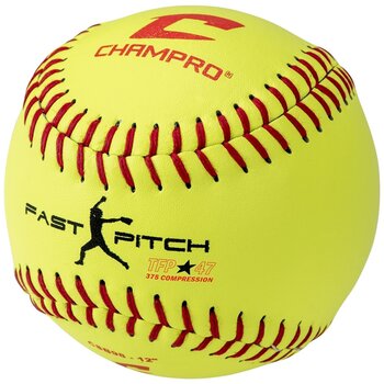 Champro 12" Fastpitch Leather Cover Practice Softball (dz)