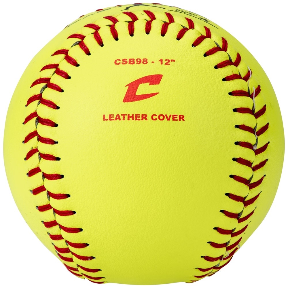 Champro 12" Fastpitch Leather Cover Practice Softball (dz)
