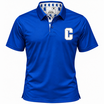 EG Pro Campbell Spartans Performance Polo – Royal