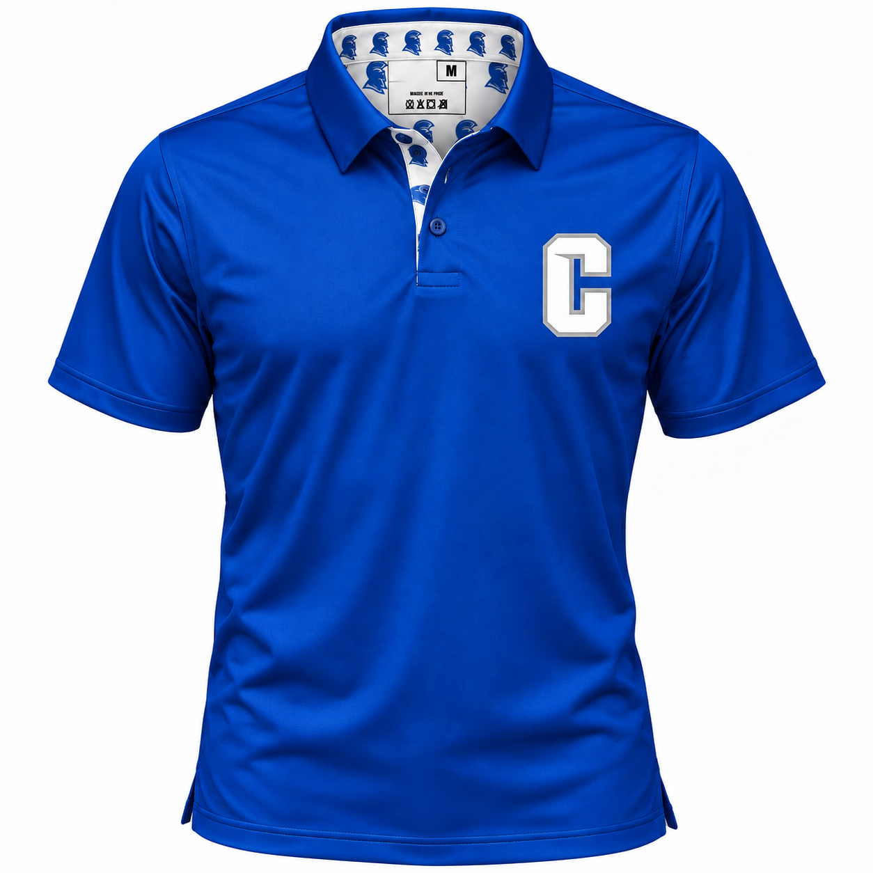 EG Pro Campbell Spartans Performance Polo – Royal