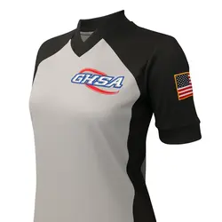 Smitty Smitty Women's GHSA Grey/Black Body Flex V-Neck