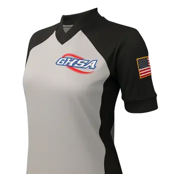 Smitty Smitty Women's GHSA Grey/Black Body Flex V-Neck