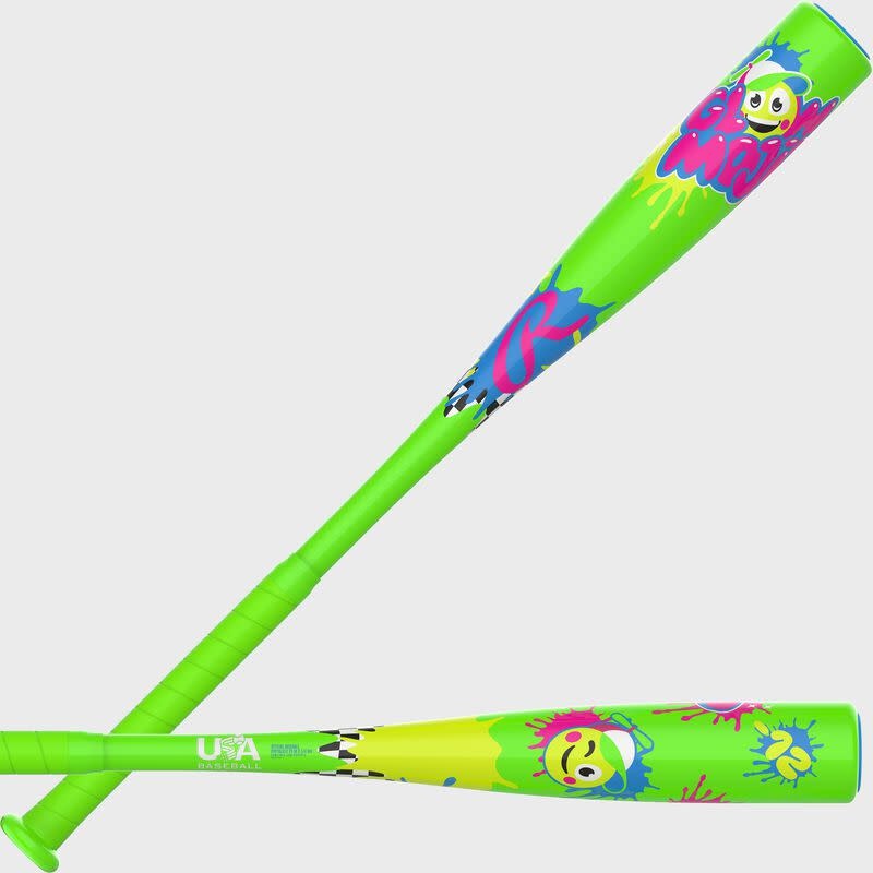 Rawlings Rawlings Glow Mojis T-Ball USA Bat -12