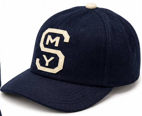Rail & Ridge SMY Vintage Wool Snapback Hat – Navy