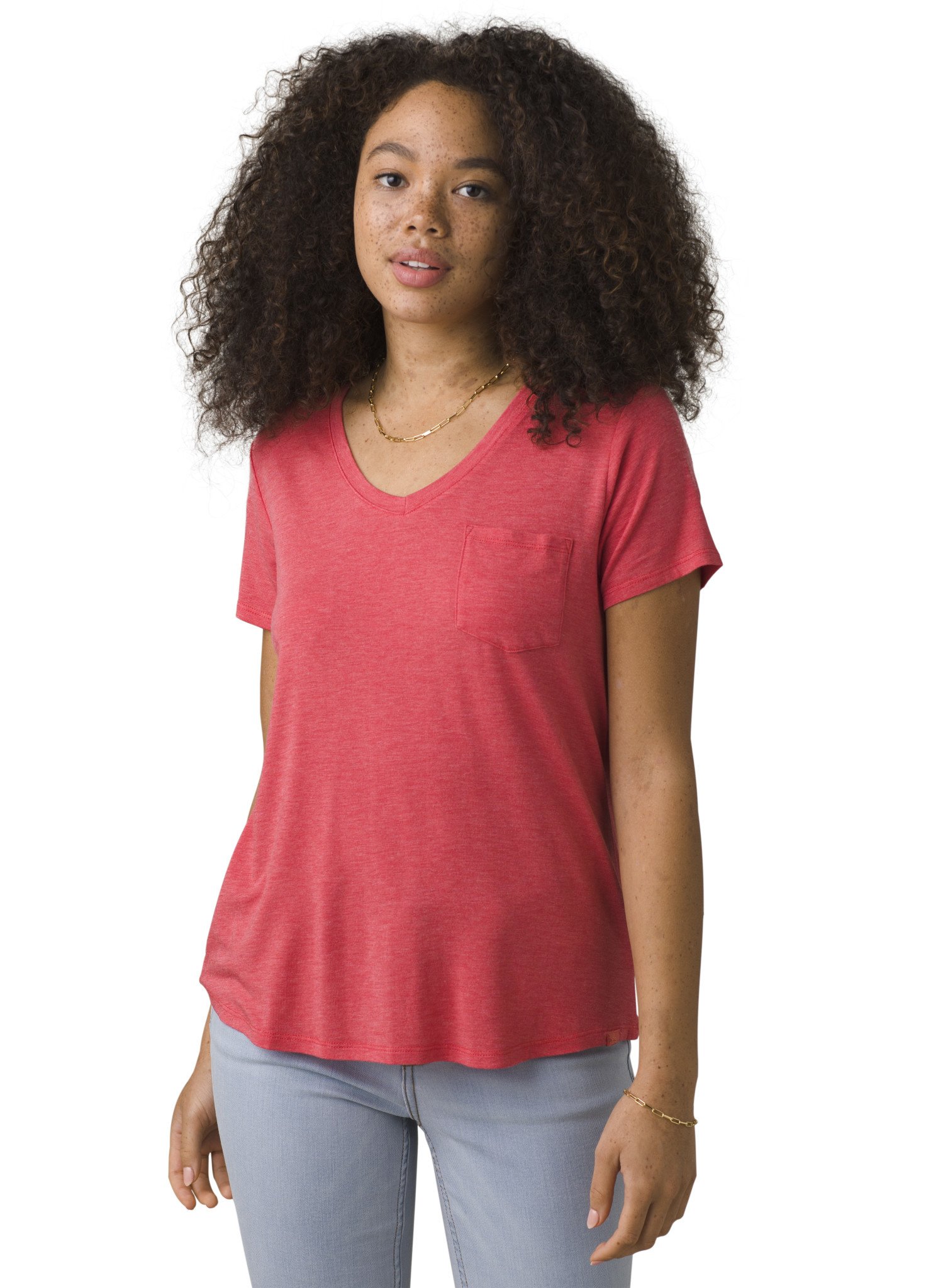 prAna Women's Foundation Short Sleeve V-Neck Tee –