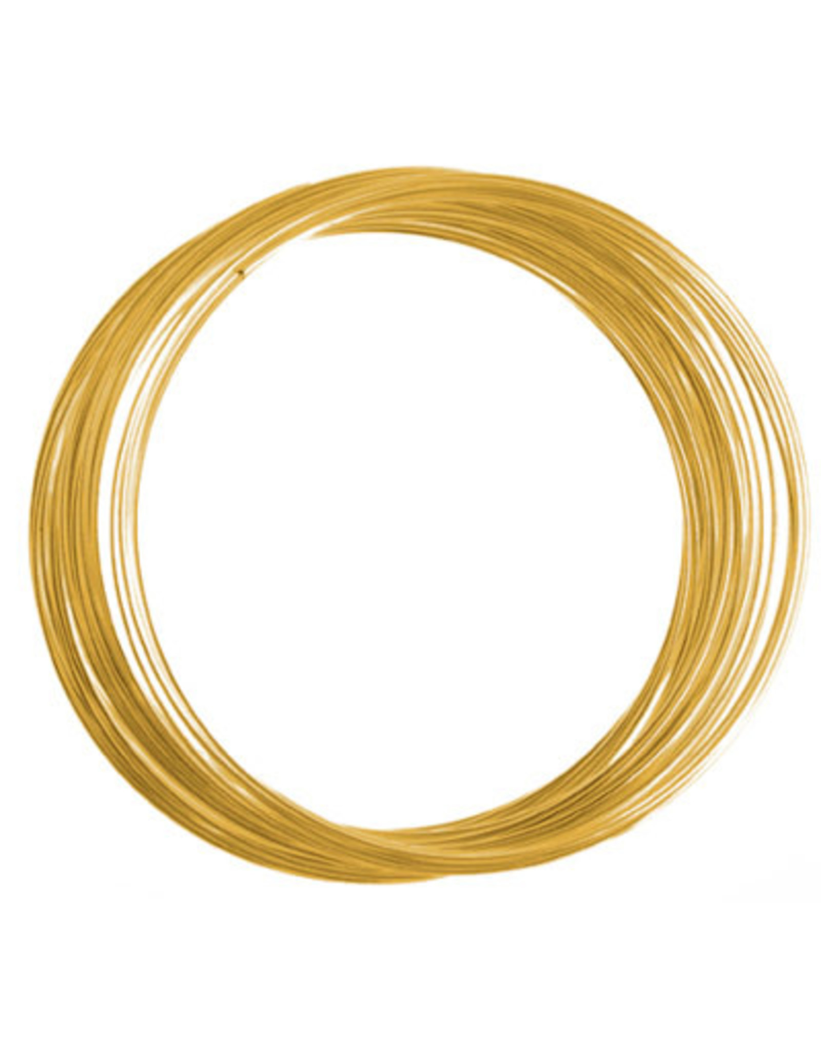 Memory Wire Bracelet Gold  .5oz  2.25-2.63''