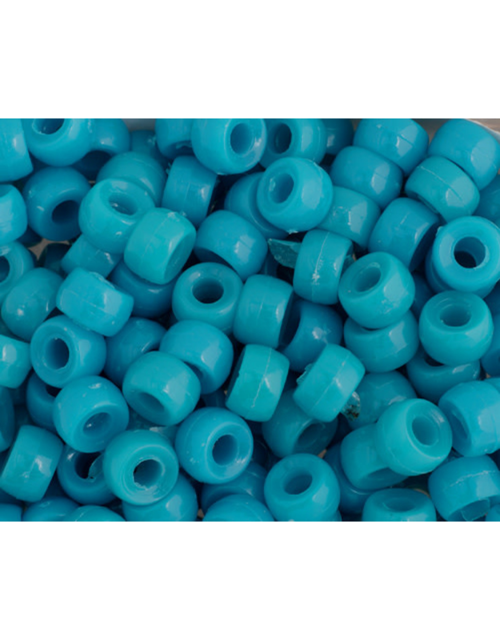 Mini Crow Beads 6mm Opaque Aqua Blue x250