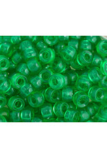 Mini Crow Beads 6mm Transparent Green x250