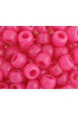 Crow Beads 9mm Opaque Light Cerise Red x500