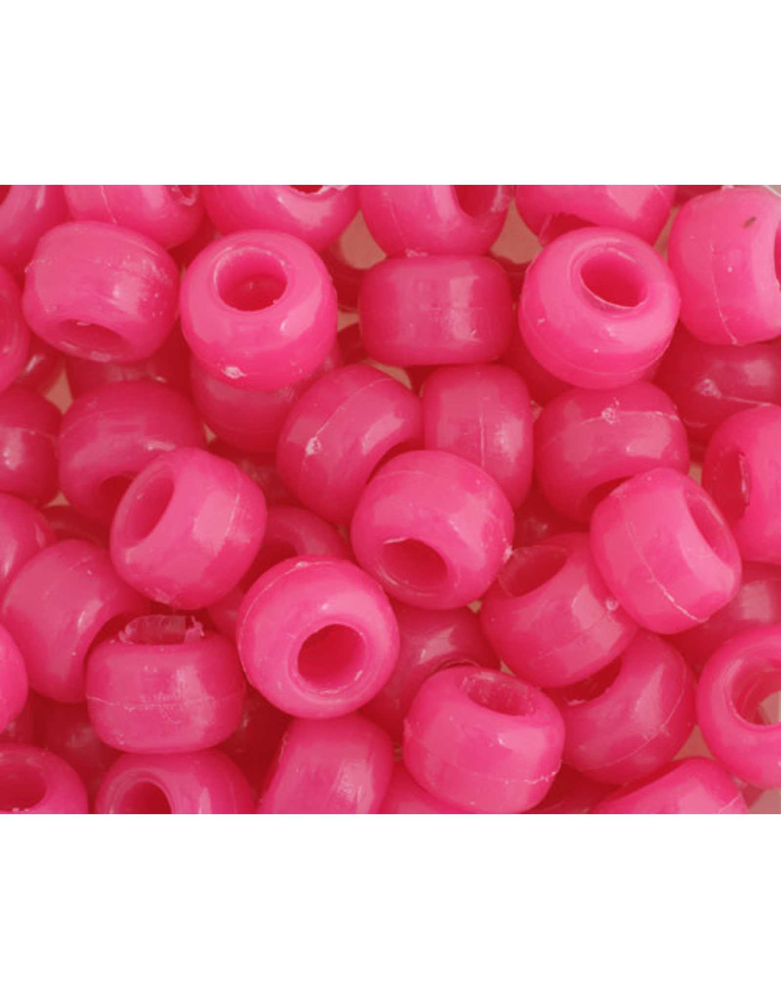 Crow Beads 9mm Opaque Light Cerise Red x500