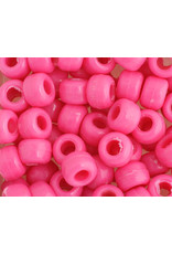 Crow Beads 9mm Opaque Hot Pink x500