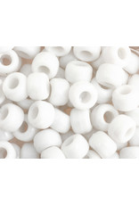 Crow Beads 9mm Opaque White x250