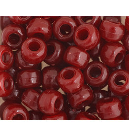 Crow Beads 9mm Opaque Burgundy x250