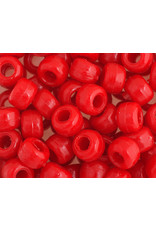 Crow Beads 9mm Opaque Red x250