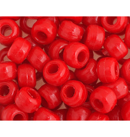 Crow Beads 9mm Opaque Red x250