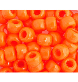 Crow Beads 9mm Opaque Orange x250