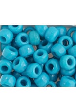 Crow Beads 9mm Op Turquoise x250