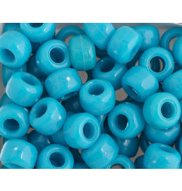 Crow Beads 9mm Op Turquoise x250