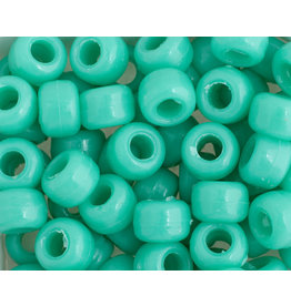 Crow Beads 9mm Op Light Turquoise x250