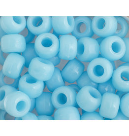 Crow Beads 9mm Opaque Light Blue x250