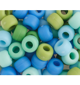 Crow Beads 9mm Opaque Blueberry Mix x250