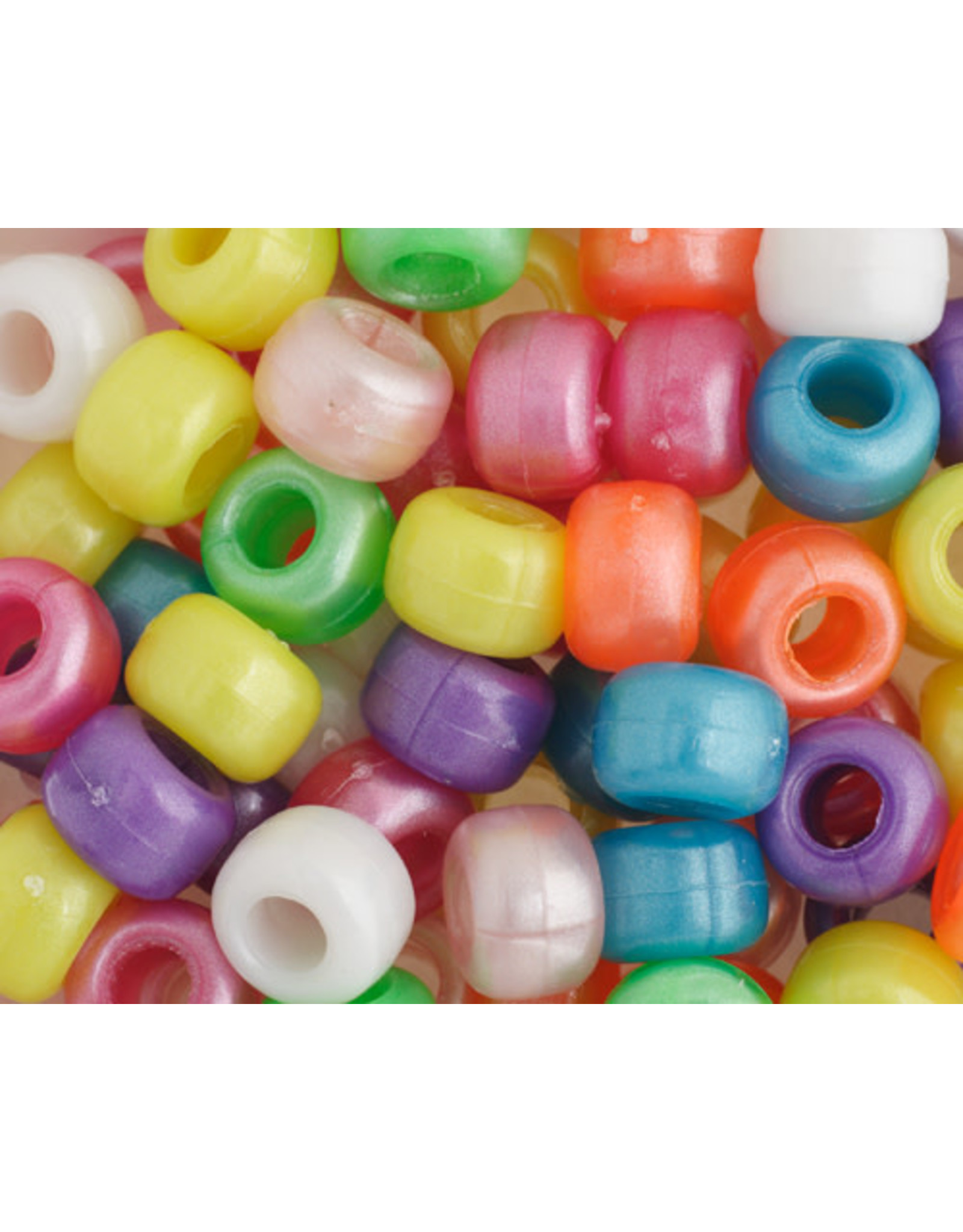 Crow Beads 9mm Opaque Pearl Mix x250