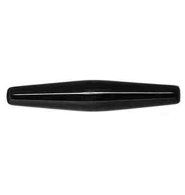 Plastic Hair Pipe  2" Black x25