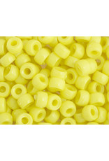 Mini Crow Beads 6mm Opaque Yellow x250