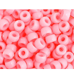 Mini Crow Beads 6mm Opaque Pink x250